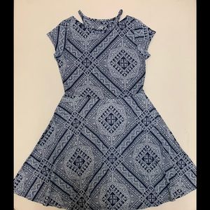 Aztec Patterned Casual Dress
